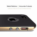 Rock ® Royce Ultra-Thin Dual Metal Soft / Silicon Back Cover For iPhone 6 / 6s / 6 Plus / 6s Plus