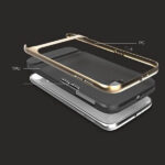 Rock ® Royce Ultra-Thin Dual Metal Soft / Silicon Back Cover For iPhone 6 / 6s / 6 Plus / 6s Plus