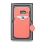 Fashion Luxury Bentley Logo Leather Back Cover For Samsung Galaxy S6 Edge
