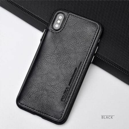 Puloka Multi Function Back Flip Wallet Back Cover For Apple iPhone