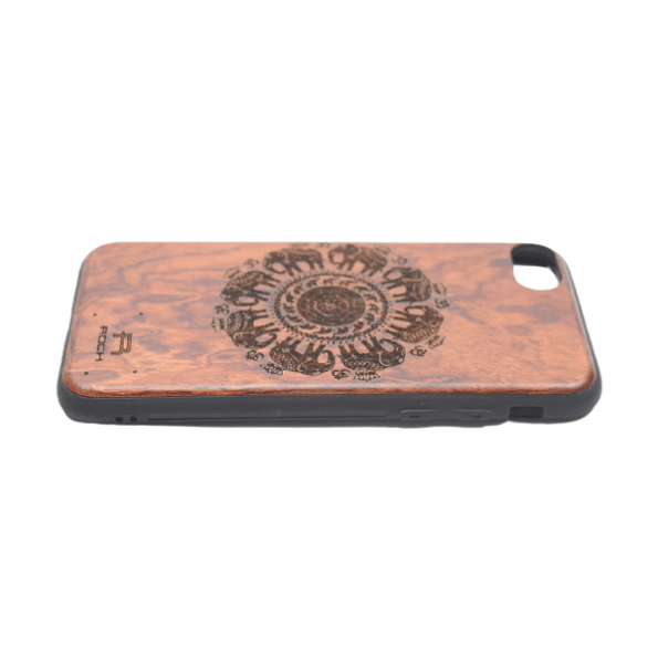 Rock ® Classic Walnut Wood Back Cover For Apple iPhone 7 / 8 / SE (2020)