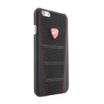 Luxury Sports Genuine Leather Back Cover For Apple iPhone (Black)