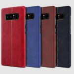 Vorson ® Lexja Series Double Stitch Leather Back Cover For iPhone / Samsung