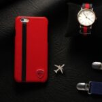 Luxury Leather Fighter Series Back Cover For Apple iPhone (Black)-1