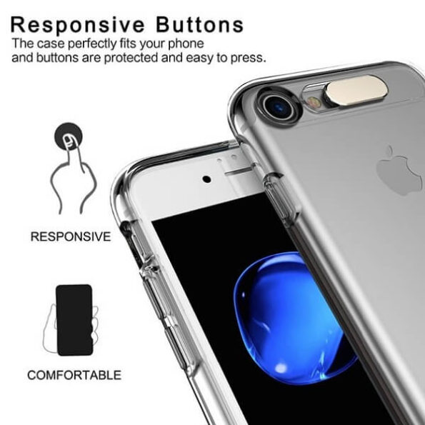 Rock ® Led Light Tube Soft / Silicon Back Cover For Apple iPhone 6 Plus / 6S Plus