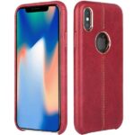 Vorson ® Lexja Series Double Stitch Leather Back Cover For iPhone / Samsung