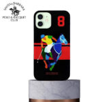 Santa Barbara Polo Saint Back Cover For iPhone (Black)