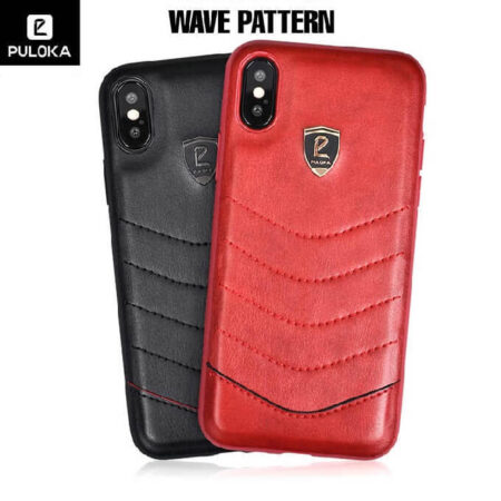 Puloka Shell Leather Back Cover For Samsung Galaxy S10 Plus