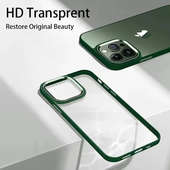 Shockproof Armor Transparent Clear Case Cover Plating Camera For iPhone 14-4