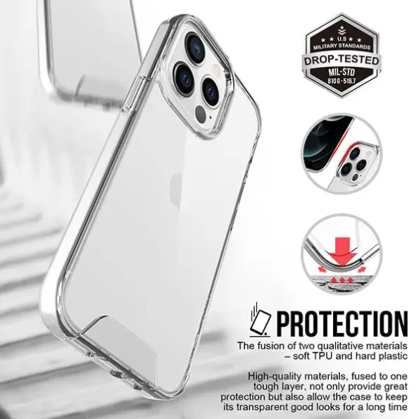 iPhone 14 Space Anti Shockproof Transparent Case-9